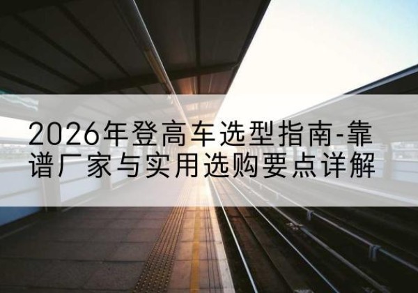 乡城登高车厂家推荐-2026年登高车选型指南-靠谱厂家与实用选购要点详解